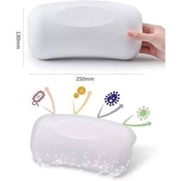 EONLION Luxury Bathroom Spa Bath Pillow in White - Size: Single - thumbnail 4