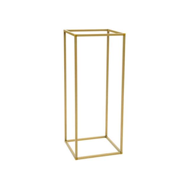 FLAVORA Metal Flower Display Stands Elegant Holder Rack in Gold - Size: 0.6m2 - image 1