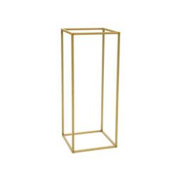 FLAVORA Metal Flower Display Stands Elegant Holder Rack in Gold - Size: 0.6m2 - thumbnail 1