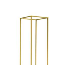 FLAVORA Metal Flower Display Stands Elegant Holder Rack in Gold - Size: 0.6m2 - thumbnail 6