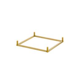 FLAVORA Metal Flower Display Stands Elegant Holder Rack in Gold - Size: 0.6m2 - thumbnail 4