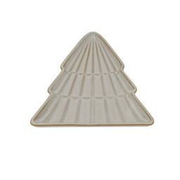 Lemon Pavilion Furniture and Decor Medium Alora Tree Dish Christmas Decoration - L12 x W14 x H1cm - White - thumbnail 1