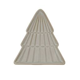 Lemon Pavilion Furniture and Decor Medium Alora Tree Dish Christmas Decoration - L12 x W14 x H1cm - White - thumbnail 2