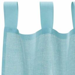 Berkfield Home Voile Curtains with Loops 2 pcs Turquoise 140x175 cm - thumbnail 5