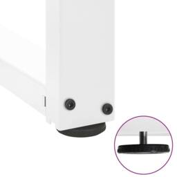 Berkfield Home Dining Table Legs T-Shaped¬†2 pcs White 90x35x(72-73) cm Steel - thumbnail 9