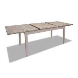 Statement Furniture Florence Rectangle Extendable Kitchen Dining Table in Taupe - thumbnail 5