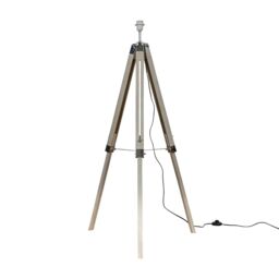 ValueLights Clipper Brown Floor Lamp Base - thumbnail 1