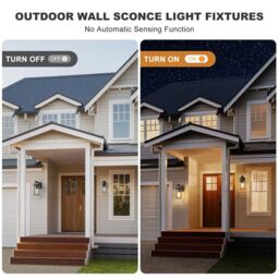 Harper Living Black Retro Industrial Outdoor Wall Lights Weatherproof - thumbnail 4