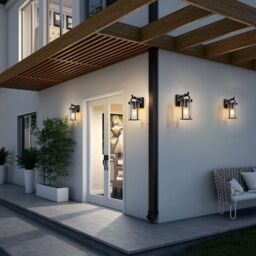 Harper Living Black Retro Industrial Outdoor Wall Lights Weatherproof - thumbnail 5