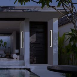 Harper Living 17 Watts LED Wall Light, IP54 Weatherproof, Dark Grey Finish, Indoor/Outdoor 62.5cm Height, 3000K - thumbnail 2