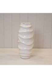 KDMD White Decorative Ceramic Vase - 31mm - thumbnail 2