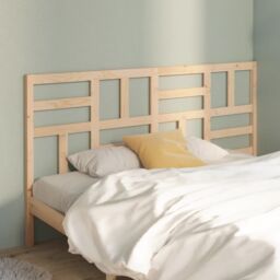 Berkfield Home Bed Headboard 186x4x104 cm Solid Wood Pine in Brown - Size: 186 x 4 x 104 cm - thumbnail 3