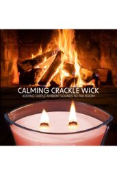 Deco Express Woodwick Candles - Toasted Marshmallows in Orange - thumbnail 2