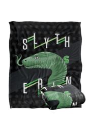 Harry Potter Blanket, 152x127 cm Neo Industries Slytherin Silky Touch Super Soft Throw Blanket in White - thumbnail 2