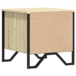 Berkfield Home Bedside Cabinet Sonoma Oak 40x41x40 cm Engineered Wood in Light Oak - Size: 40 x 41 x 40 cm - thumbnail 8