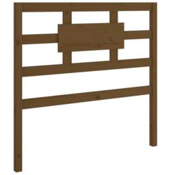 Berkfield Home Beautiful Bed Headboard Honey Brown 80.5x4x100 cm Solid Wood Pine - thumbnail 3