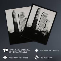 "Artery8 New York from the Shelton Alfred Stieglitz Framed Wall Art Print in Black - Size: W12"" x H16""" - thumbnail 2