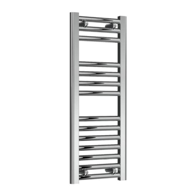 Bathroom Kingdom Diva Chrome Straight Heated Towel Rail 800x300 in Silver - image 1