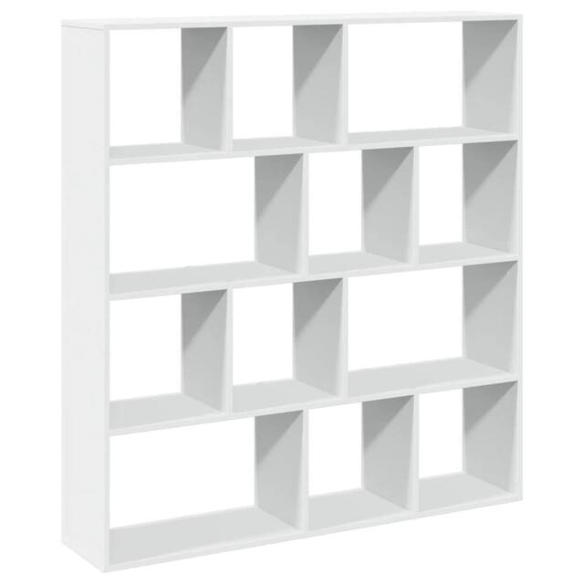 Berkfield Home Book Cabinet White 132x29x141.5 cm Engineered Wood - image 1