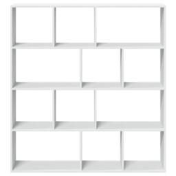 Berkfield Home Book Cabinet White 132x29x141.5 cm Engineered Wood - thumbnail 5