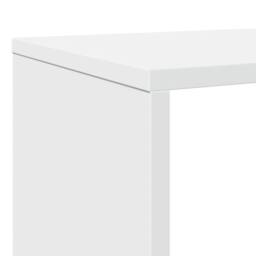 Berkfield Home Book Cabinet White 132x29x141.5 cm Engineered Wood - thumbnail 9