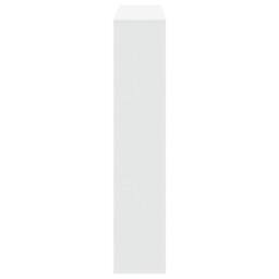 Berkfield Home Book Cabinet White 132x29x141.5 cm Engineered Wood - thumbnail 6