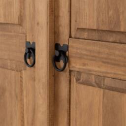 Seconique Corona Essentials 4 Door Wardrobe in Natural - thumbnail 8