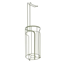 Showerdrape Dante Toilet Roll Holder & Spare Paper Holder Combination in Green - thumbnail 3