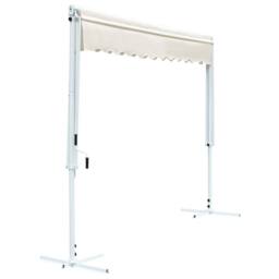 Berkfield Home Free Standing Awning 3x3 m Cream in Beige - thumbnail 4