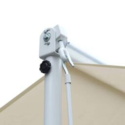 Berkfield Home Free Standing Awning 3x3 m Cream in Beige - thumbnail 5
