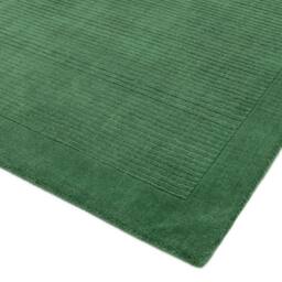 The Rug Shop UK Handmade Luxurious Modern Plain Wool Easy To Clean Area Rug in Dark Green - Size: 160 cm x 230 cm - thumbnail 2
