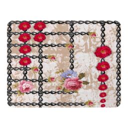 Benjamin Tate Design Flowers & Chains Blanket in Natural - Size: 120 cm x 150 cm - thumbnail 1