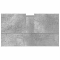 Berkfield Home Durable Bathroom Cabinet Concrete Grey 58x33x60 cm Engineered Wood - Size: 58 x 33 x 60 cm - thumbnail 7