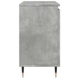 Berkfield Home Durable Bathroom Cabinet Concrete Grey 58x33x60 cm Engineered Wood - Size: 58 x 33 x 60 cm - thumbnail 5