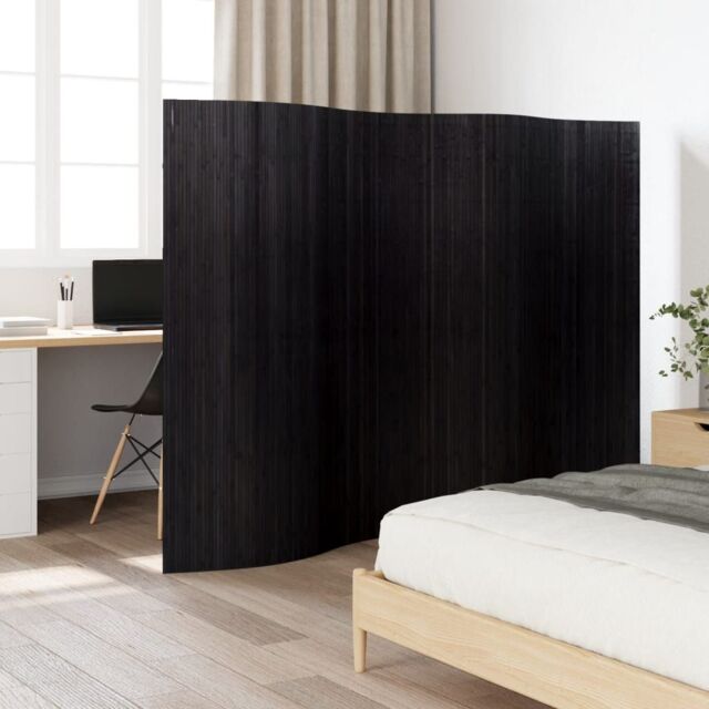 Berkfield Home Room Divider Black 165x250 cm Bamboo - image 1