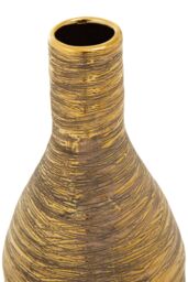 Orsina Hermosa Small Ceramic Vase in Gold - thumbnail 3