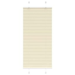 Berkfield Home Pleated Blind Cream 60x100 cm Fabric Width 59.4 cm Polyester