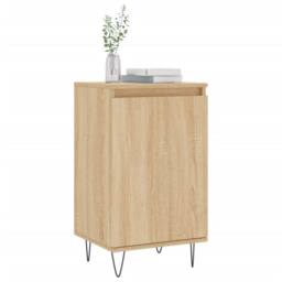 Berkfield Home Sideboards 2 pcs Sonoma Oak 40x35x70 cm Engineered Wood in Light Oak - Size: 40 x 35 x 70 cm - thumbnail 1