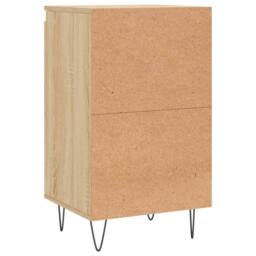 Berkfield Home Sideboards 2 pcs Sonoma Oak 40x35x70 cm Engineered Wood in Light Oak - Size: 40 x 35 x 70 cm - thumbnail 9
