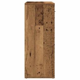 Berkfield Home Sideboard Old Wood 60x30x75 cm Engineered Wood in Brown - Size: 60 x 30 x 75 cm - thumbnail 6