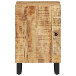 Berkfield Home Bathroom Cabinet 38x33x58 cm Solid Wood Mango in Brown - Size: 38 x 33 x 58 cm - thumbnail 4