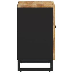 Berkfield Home Bathroom Cabinet 38x33x58 cm Solid Wood Mango in Brown - Size: 38 x 33 x 58 cm - thumbnail 5