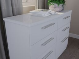 Ready Assembled 2 U Carlton 6 Drawer Wide Chest (Ready Assembled) in Grey - Size: Large - thumbnail 8