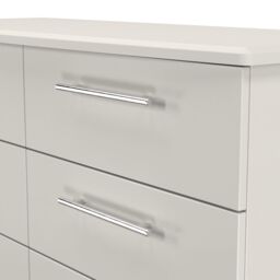 Ready Assembled 2 U Carlton 6 Drawer Wide Chest (Ready Assembled) in Grey - Size: Large - thumbnail 5
