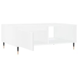 Berkfield Home Coffee Table White 90x60x35 cm Engineered Wood - Size: 90 x 60 x 35 cm - thumbnail 6