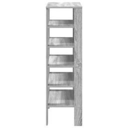 Berkfield Home Shoe Rack Grey Sonoma 61x32x105 cm Engineered Wood - Size: 61 x 32 x 105 cm - thumbnail 5