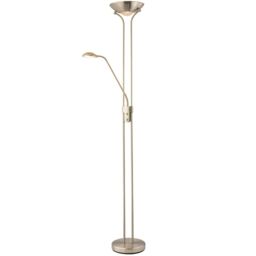 LED Mother and Child Floor Lamp with Rotary Dimmer Switches and Reading Light