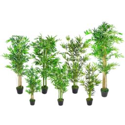 Leaf 120cm Design UK Realistic Artificial Bamboo Plants / Trees in Green - thumbnail 2