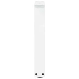 Berkfield Home Dining Table Legs V-Shape 2 pcs White 38x(42-43.3) cm Steel - thumbnail 6