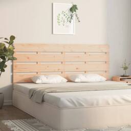 Berkfield Home Headboard 150x3x80 cm Solid Wood Pine in Light Tan - Size: 150 x 3 x 80 cm - thumbnail 1